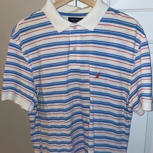 Nautica Stripe Polo Large
